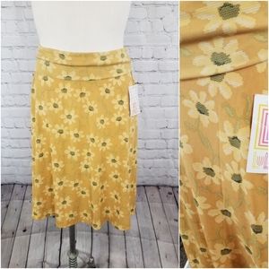 ⭐️4/$20 Lularoe Azure Skirt Daisy Pattern